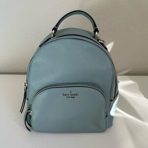 Kate Spade Light Blue Leather Backpack